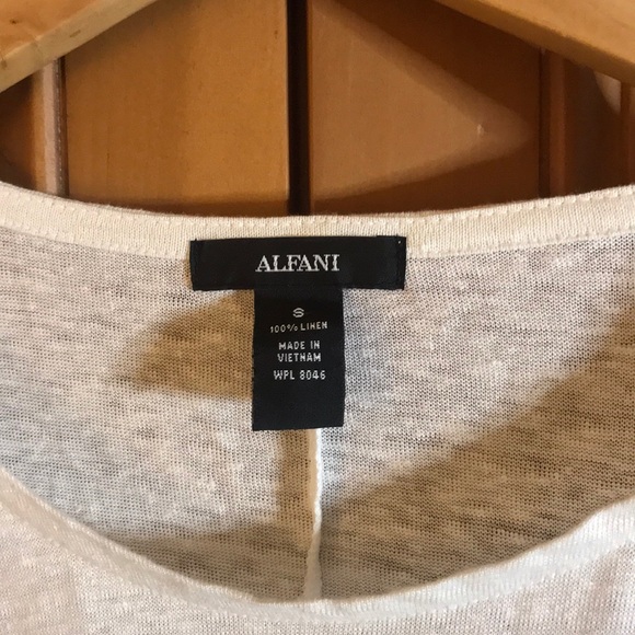 Alfani Tie Front Blouse - Picture 2 of 4